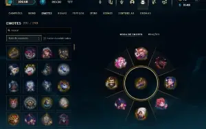Conta platina 3 solo duo 308 skins todos campeões.