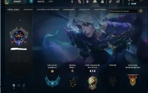Conta platina 3 solo duo 308 skins todos campeões.