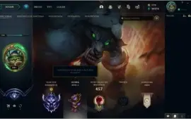 Conta de LOL antiga (2012) com skins. Diamante solo e flex.