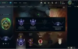 Conta de LOL antiga (2012) com skins. Diamante solo e flex.