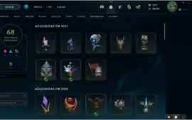Conta de LOL antiga (2012) com skins. Diamante solo e flex.