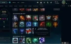 Conta de LOL antiga (2012) com skins. Diamante solo e flex.