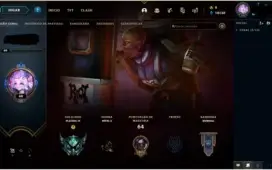 Conta league of legends platina 4