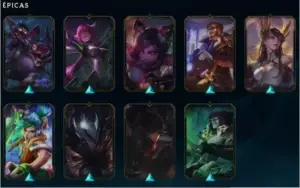 CONTA Ouro 1 | 41 CHAMPS | 25 SKINS
