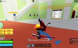 Conta Bloxfruits com leo perma, raça v4, cdk, soul guitar +