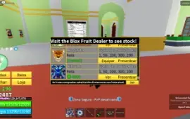 Conta Bloxfruits com leo perma, raça v4, cdk, soul guitar +