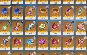 CONTA AR55 KLEE, GANYU, VENTI, KEQINGc1, +5* 10KPRIMO+20ROLL