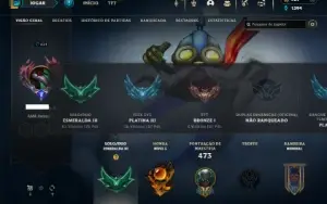 Esmeralda 3 com TODOS os champs e 121 Skins ( ADC / TOP )