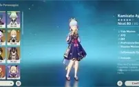 Ayaka, zhongli , keking , cyno ,qiqi + atlas celestial