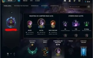 Conta Ex GM Todos os Champs 240 Skins (Ryze Triunfante)