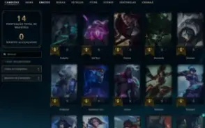 Conta LoL Full Acesso - 81 Champs e 74 Skins - Rammus Rei