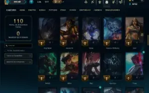 Unranked com 85 Champs e 7 Skins