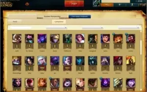 Conta Platina League of Legends Borda Platina