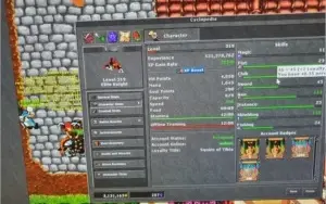 Conta top EK 3xx com Druid e Pally ótimos skills.