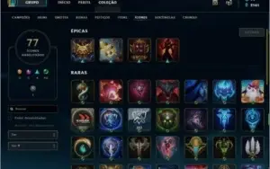 CONTA LOL B1 COM 31 SKINS E MAIS DE 100 CHAMPS
