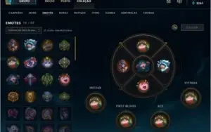 CONTA LOL B1 COM 31 SKINS E MAIS DE 100 CHAMPS