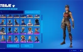 Conta com RENEGADE RAIDER e CAVALEIRO NEGRO - 45 SKINS