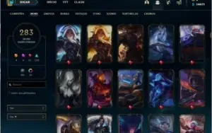V>Conta Lol elo P2 com 271 skins