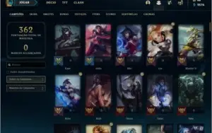 V>Conta Lol elo P2 com 271 skins