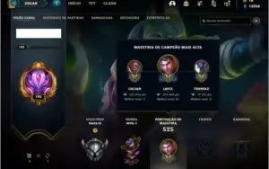 Conta prata 3 com TODOS os champs e 134 skins