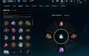 Unranked com 30 Champs e 8 Skins + 3 Fragmentos