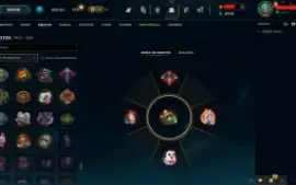 Conta League Of Legends Level +600 com +250 Skins. MMR Our