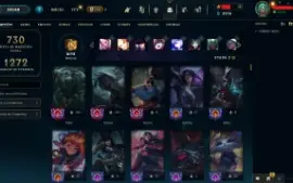 Conta League Of Legends Level +600 com +250 Skins. MMR Our