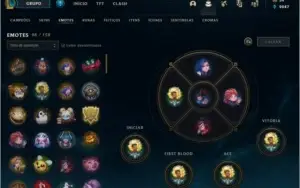 Conta platina 4 /WILD RIFT PLATINA 2 180 skin tds campeões