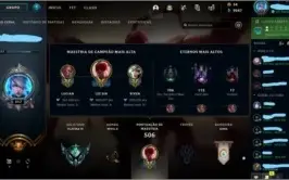 Conta platina 4 /WILD RIFT PLATINA 2 180 skin tds campeões