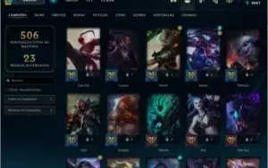 Conta platina 4 /WILD RIFT PLATINA 2 180 skin tds campeões