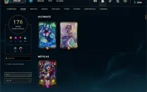 Conta Valorant diamante e lol com muitas skins e bom mmr
