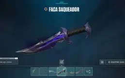 Conta Valorant - Faca Ancifogo, Saqueadora - Plat/Diam