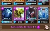 Conta nvl 11 Clash Royale Arena Lendária