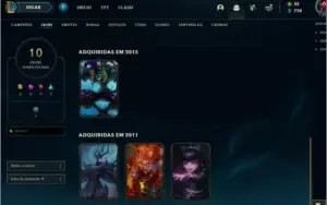 Conta de League of Legends plat 4