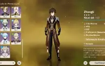 Raiden+Arma Assinatura, Zhongli,Navi & Mona.