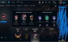 CONTA LOL GOLD4 / 90 SKINS