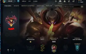 Vendo Conta Lol,151Skins 900 Reais Gastos. Venda Urgente!