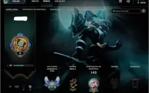 Conta League of Legends com Janna Vitoriosa