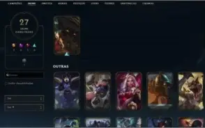 Conta de LoL