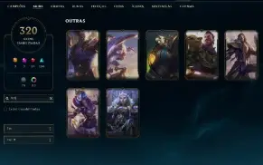Unranked com TODOS os champs e 321 Skins (Nivel 714)