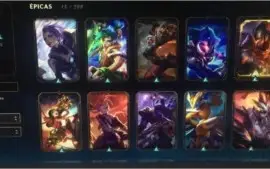 CONTA LOL BARATA LV 73 MUITAS SKINS E CHAMPS