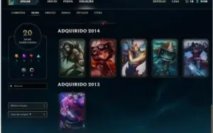 conta league of legends prata