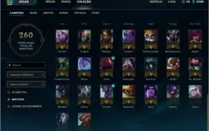 conta league of legends prata