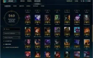 conta league of legends prata
