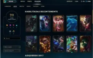 conta league of legends prata