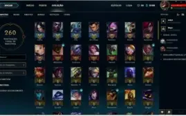 conta league of legends prata