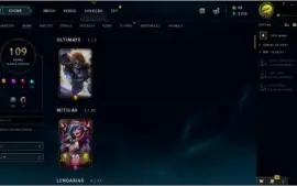 CONTA LOL MMR DIAMANTE PLATINA 1 SEASON PASSADA
