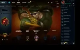 CONTA LOL LV 41 MMR GOLD 10 SKIN 1 SKIN ULTIMATE