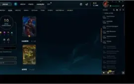 CONTA LOL LV 41 MMR GOLD 10 SKIN 1 SKIN ULTIMATE