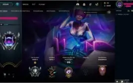 CONTA PRATA 1 - SKIN DJ SONA- LEIA A DESCRIÇÃO
